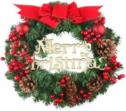 Christmas Card Wreath