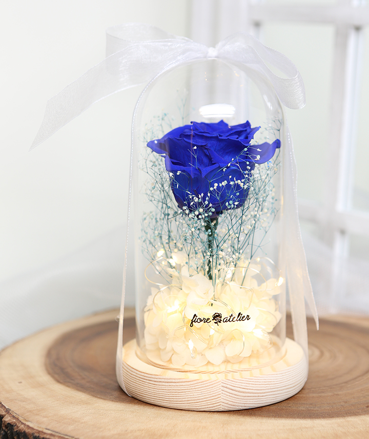 artequeen_blue-single-rose-flower-glass-dome02